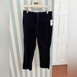 NWT ANTHROPOLOGIE Navy Corduroy Pants
